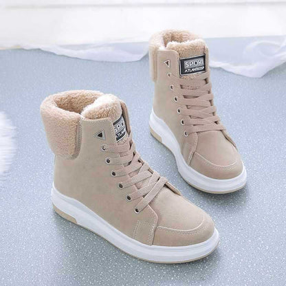 Stivali Invernali da Donna con Tacco Basso e Fodera in Pile | Frea TIAMUSE Boots