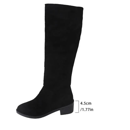 Stivali al ginocchio in camoscio | Calzature autunnali eleganti e comode TIAMUSE Boots