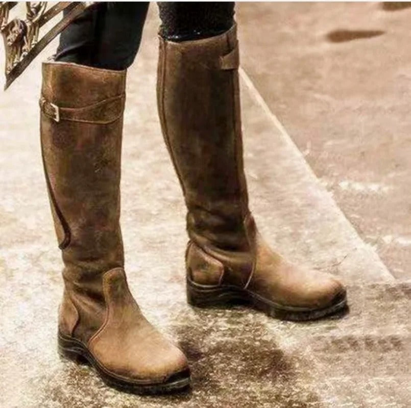 Stivali impermeabili alla moda al ginocchio per donna | Amesi TIAMUSE Boots