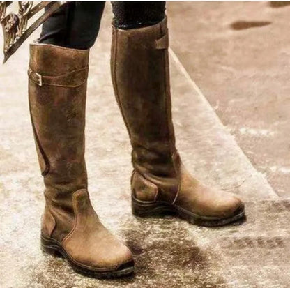 Stivali impermeabili alla moda al ginocchio per donna | Amesi TIAMUSE Boots