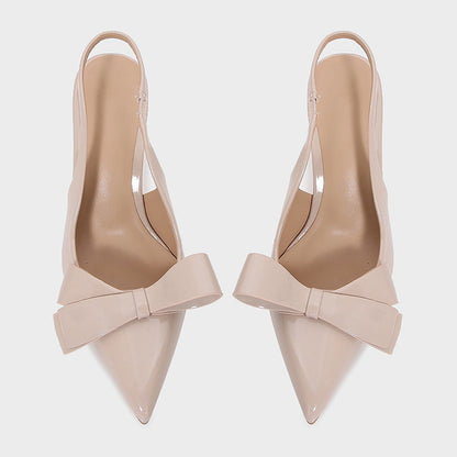 Tacchi Slingback Margo con Fiocco – Scarpe Eleganti a Punta per Donna TIAMUSE Tacchi