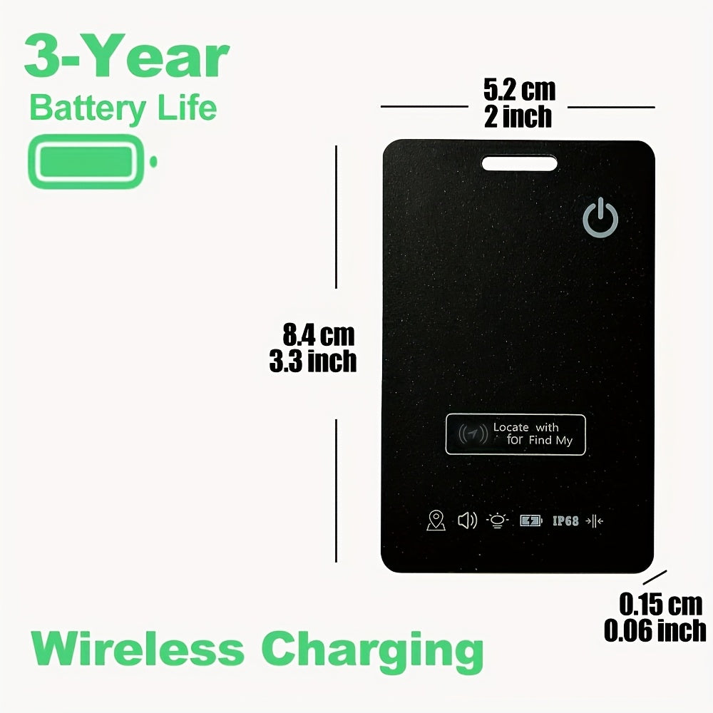 Tracker GPS in Formato Carta - Dispositivo Antismarrimento per Portafogli e Borse | GeoFind TIAMUSE Gadgets