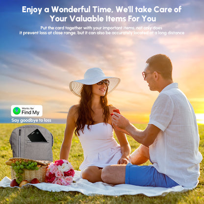 Tracker GPS in Formato Carta - Dispositivo Antismarrimento per Portafogli e Borse | GeoFind TIAMUSE Gadgets