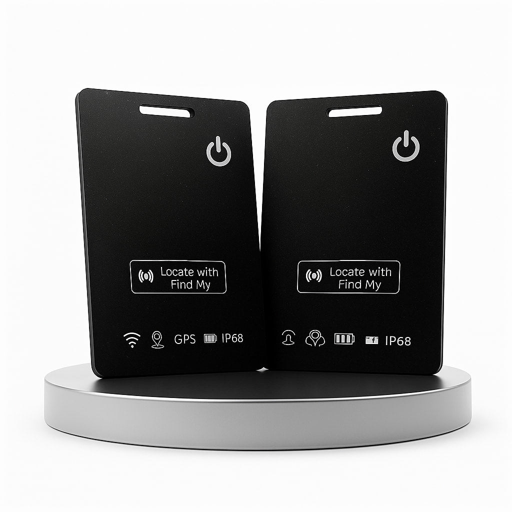 Tracker GPS in Formato Carta - Dispositivo Antismarrimento per Portafogli e Borse | GeoFind TIAMUSE Gadgets