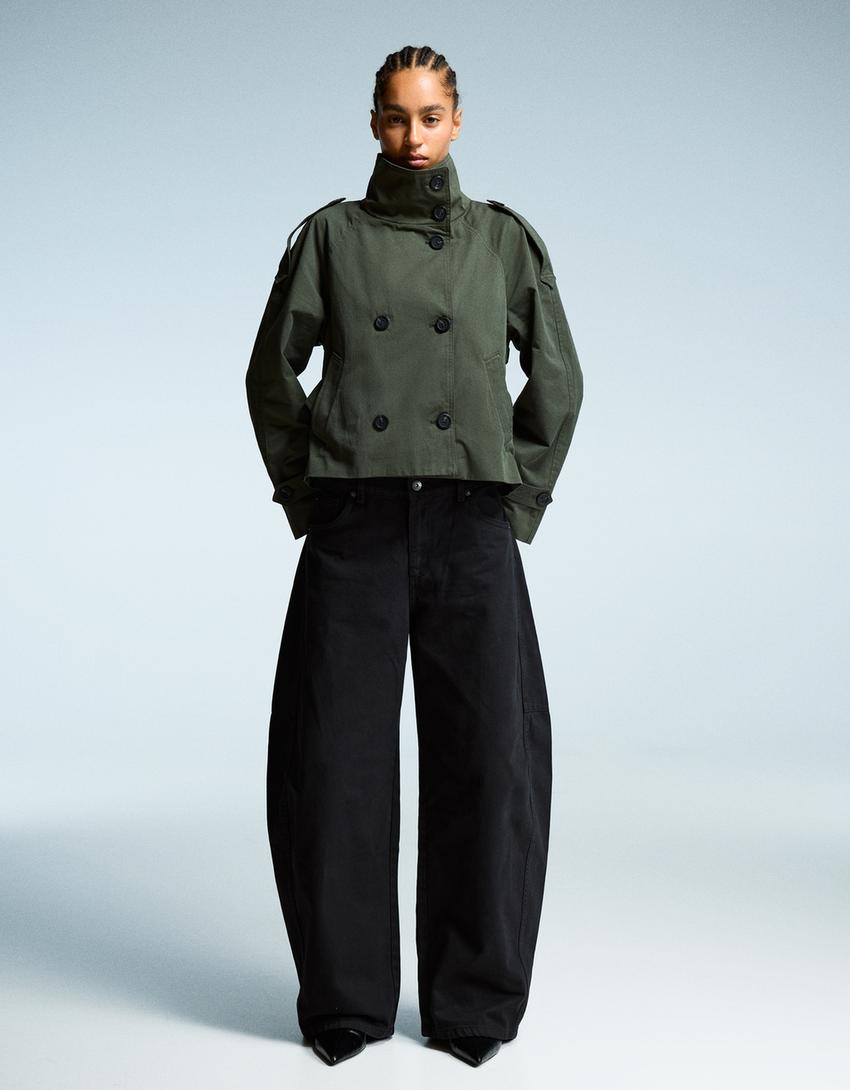 Trench Corto Donna Autunnale | Cappotto Leggero con Cintura – Noemis TIAMUSE November