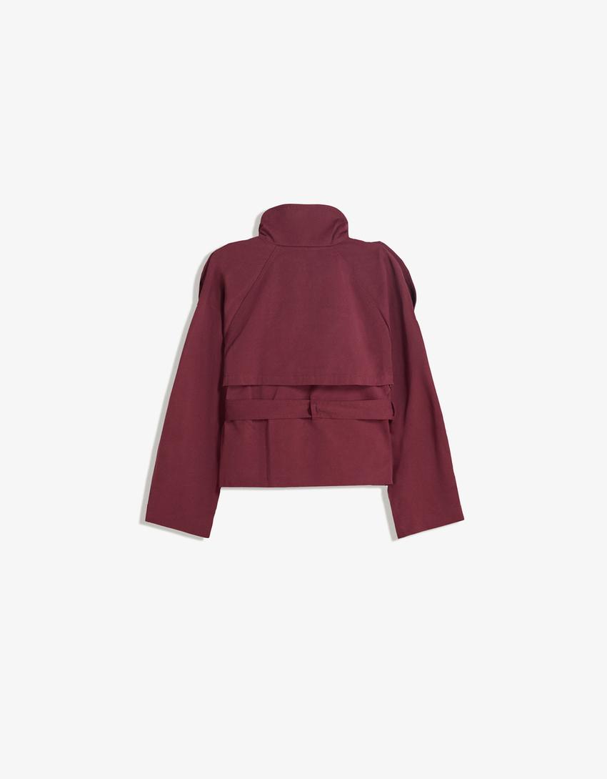 Trench Corto Donna Autunnale | Cappotto Leggero con Cintura – Noemis TIAMUSE November
