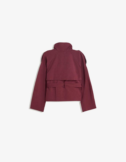 Trench Corto Donna Autunnale | Cappotto Leggero con Cintura – Noemis TIAMUSE November