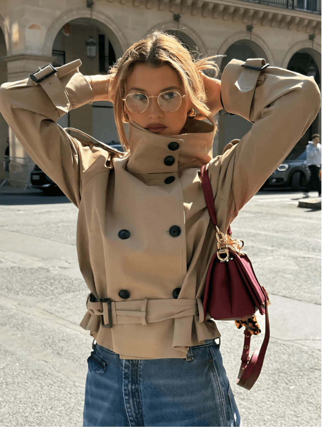 Trench Corto Donna Trend 2025 con Cintura Regolabile | Giada TIAMUSE October