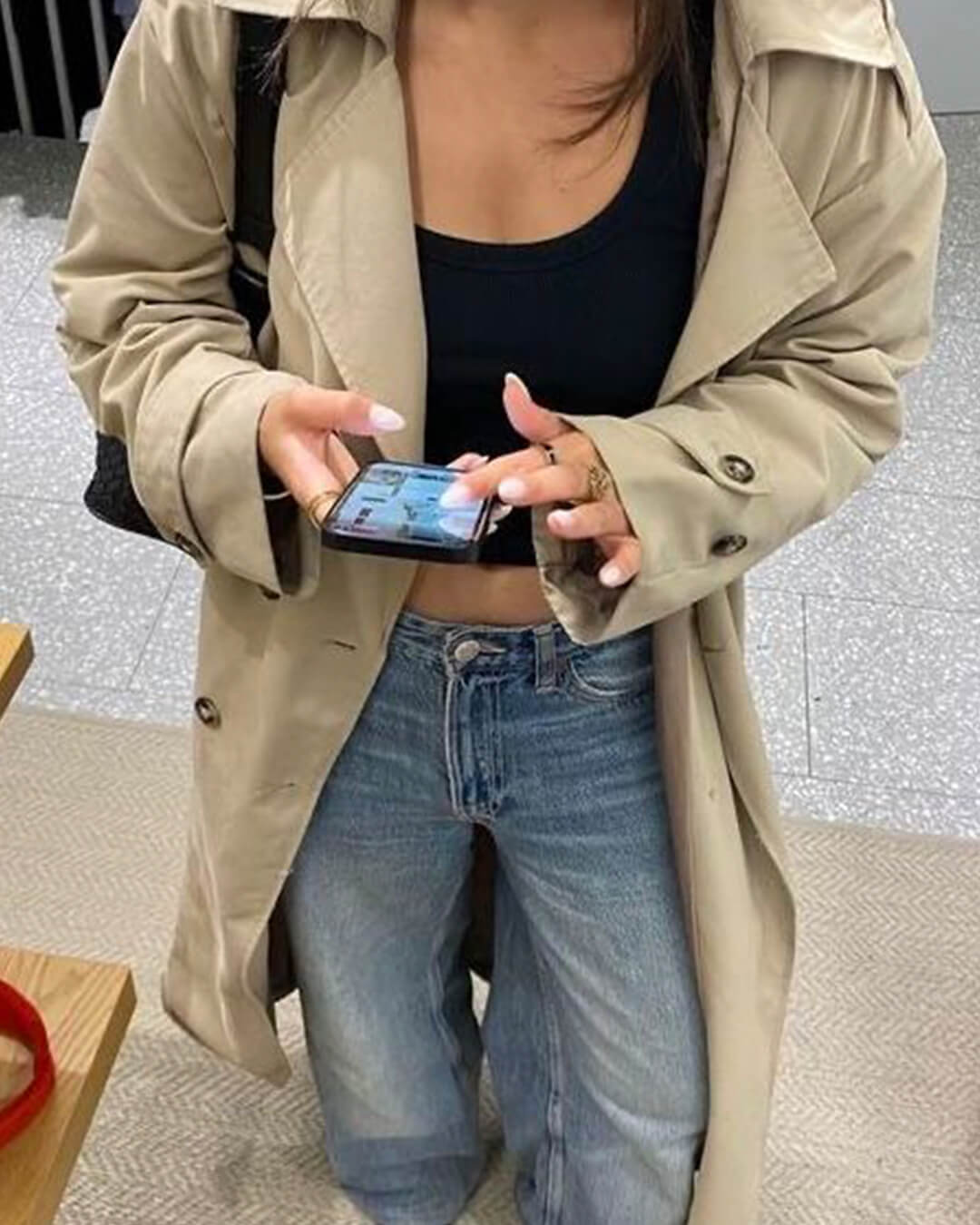 Trench Lungo Donna con Cintura - Cappotto Classico Elegante Primavera Autunno| Marlyn TIAMUSE Outwear