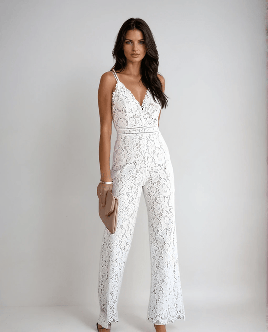 Tuta Kamali in Pizzo – Un Capo Chic e Comodo per Look Formali TIAMUSE Tuta Lunga