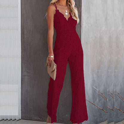 Tuta Kamali in Pizzo – Un Capo Chic e Comodo per Look Formali TIAMUSE Tuta Lunga