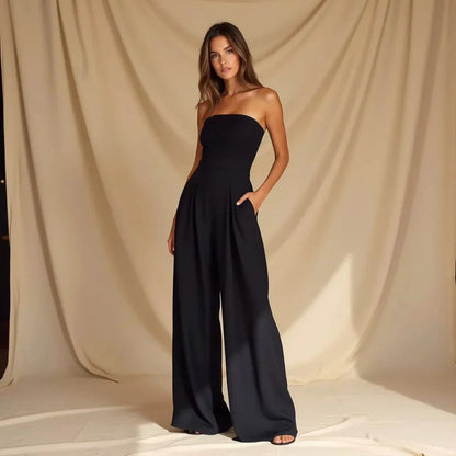 Tuta Lunga con Silhouette Snella ed Eleganza Senza Tempo | Milara TIAMUSE Tuta Lunga
