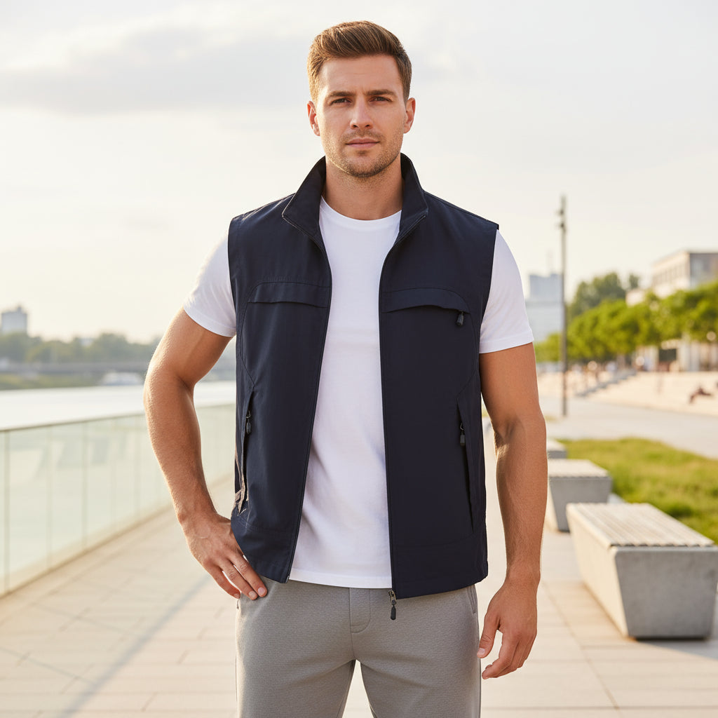 Gilet da allenamento uomo | Traspirante, leggero, ad asciugatura rapida