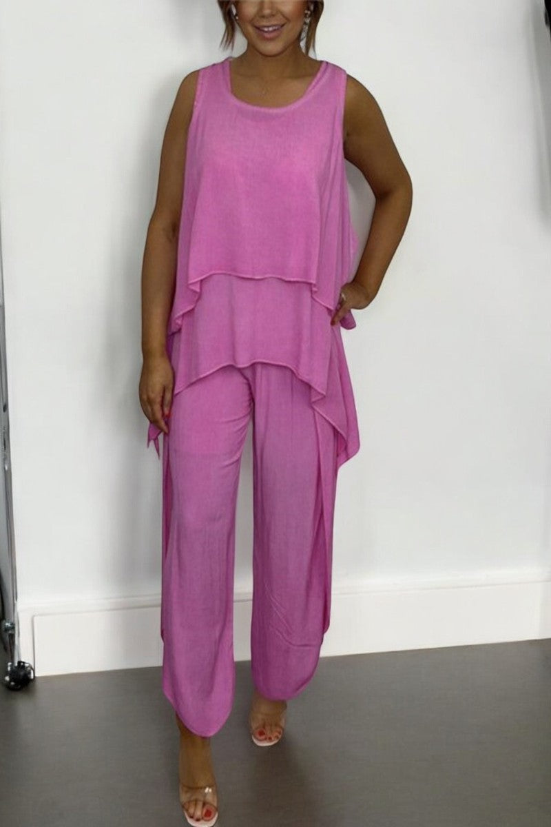 Valentina – Completo Loungewear Morbido a Due Pezzi 2025 | Perfetto per Casa, Passeggiate e Comfort Quotidiano TIAMUSE Outfit Sets