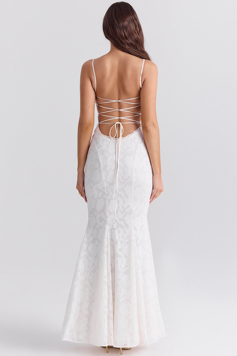 Vestito Maxi Bianco per Matrimonio, Cerimonia o Evento Speciale | Abito Victoria TIAMUSE Abito