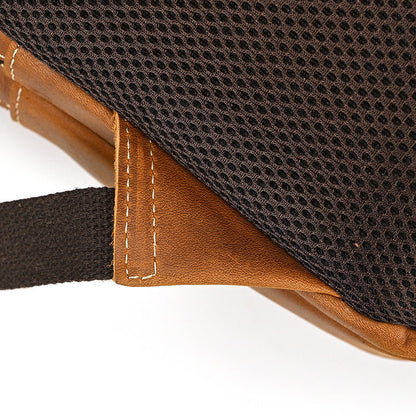 Sac à dos vintage en cuir véritable - Sac de voyage pour hommes et femmes | Olaon