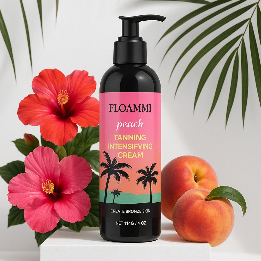 Crema Intensificatrice per Abbronzatura per un Aspetto Baciato dal Sole FLOAMMI