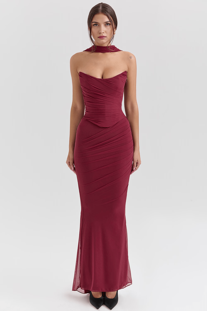 Completo Donna con Bustier e Gonna Alfiora | Perfetto per Matrimoni e Serate Eleganti TIAMUSE Completo Donna