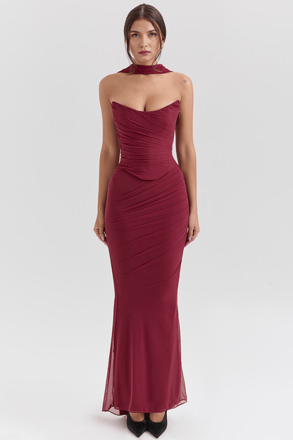 Completo Donna con Bustier e Gonna Alfiora | Perfetto per Matrimoni e Serate Eleganti TIAMUSE Completo Donna