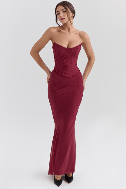 Completo Donna con Bustier e Gonna Alfiora | Perfetto per Matrimoni e Serate Eleganti TIAMUSE Completo Donna