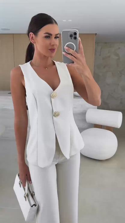 Annina Completo Gilet e Pantaloni |  Set Elegante Due Pezzi 2025