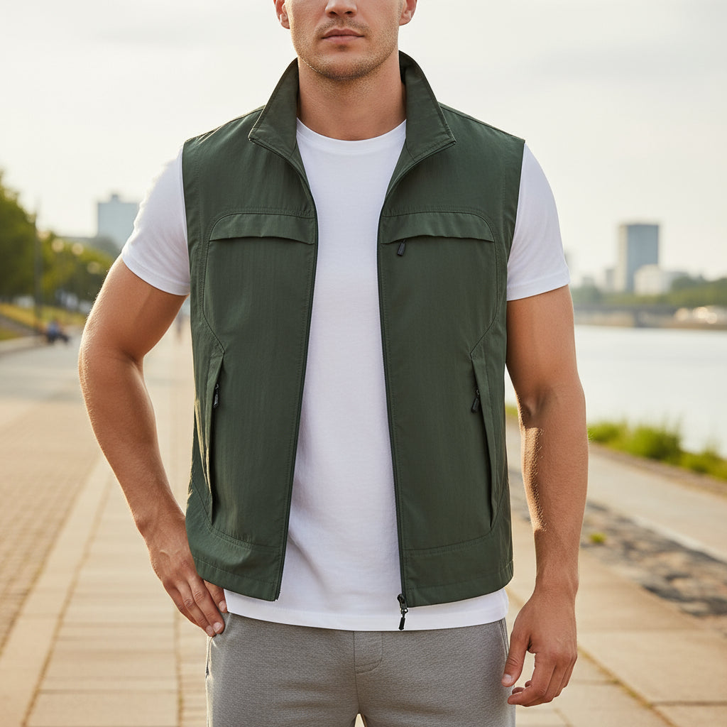 Gilet da allenamento uomo | Traspirante, leggero, ad asciugatura rapida